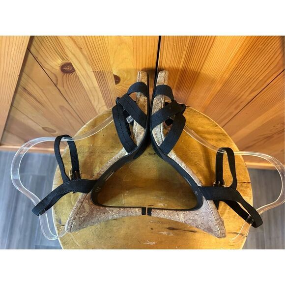 Fioni Nights Womens Mary Jane Stilettos Open Toes Fabric Uppers Size 9 - Picture 5 of 8